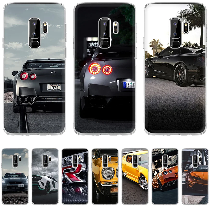 

Desxz GTR CAR For Samsung S8 S9 S10E S10 Plus S3 S4 S5 S6 S7 Edge Note 8 9 M10 M20 M30 Cover