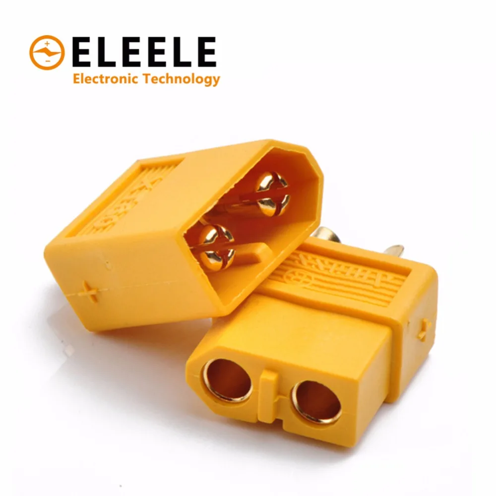 

1 Pair 2pcs XT60 XT-60 Male Female Bullet Connectors Plugs For RC Lipo Battery (5 pair) Wholesale PN35
