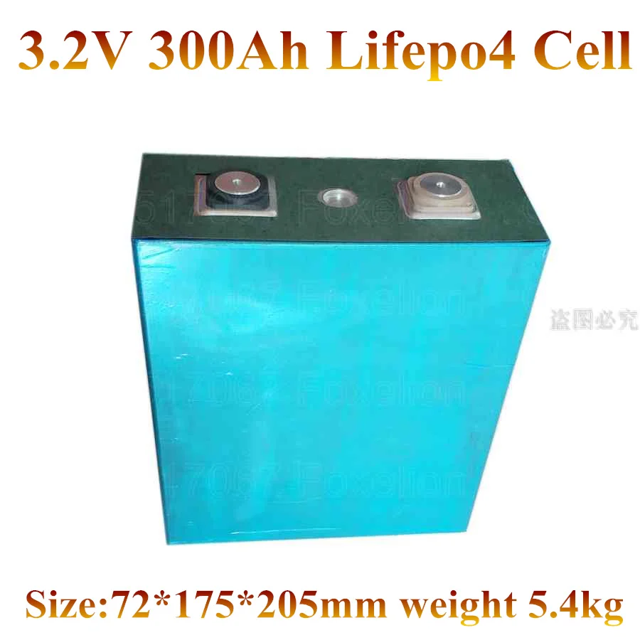 4 шт. 3 2 v 300Ah Lifepo4 аккумуляторная батарея глубокого цикла 300a 200a для электромобиля UPS