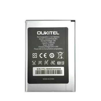 

2019 New Oukitel U22 Battery High Quality 2700mAh Backup Battery Replacement For Oukitel U22 Mobile Phone