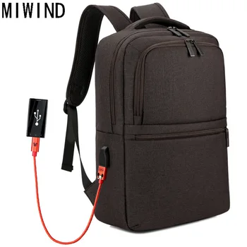 

MIWIND Waterproof School Backpack Bag For College Simple Design Men Women Notebook Bag Backpack TSM1164