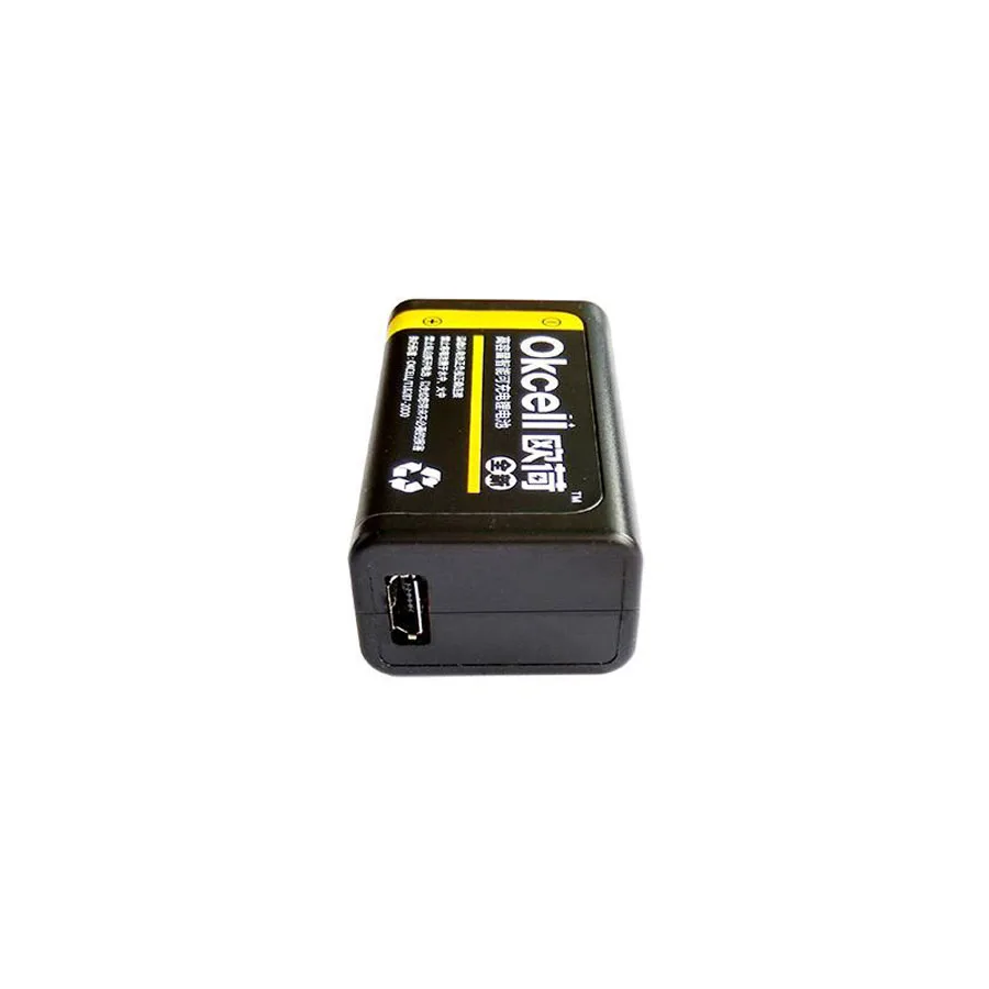9V перезаряжаемая батарея 800 батарея mAh USB портативные аккумуляторы OKcell Micro USB для радиоуправляемого вертолета модель микрофона Bateria
