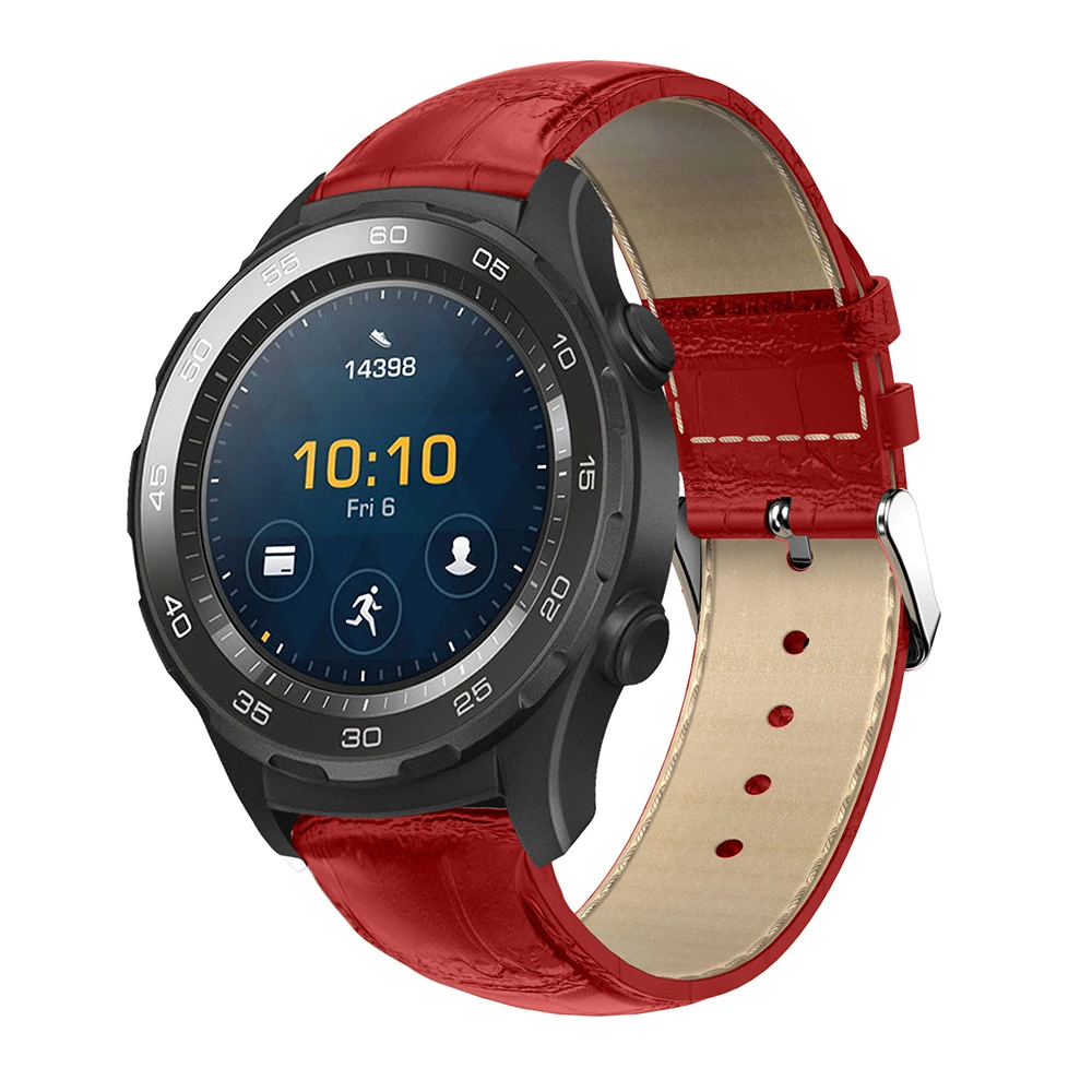 Сменные роскошные кожаные Смарт часы для Huawei Watch 2 ремешок часов оригинальные