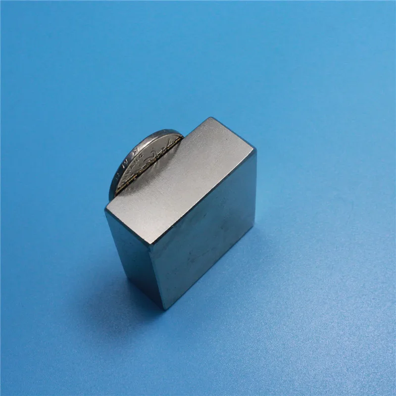 1 шт. блока 40x40x20 мм N45 N52 супер мощный сильным редкоземельных Блок Неодимовый магнит Неодимовый N52 магниты 40*40*20 мм