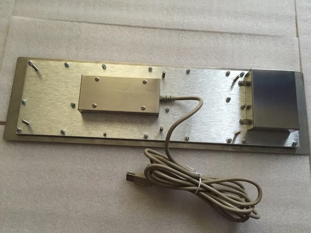 Промышленная компьютерная клавиатура с USB и тачпадом 65 клавиш передняя панель