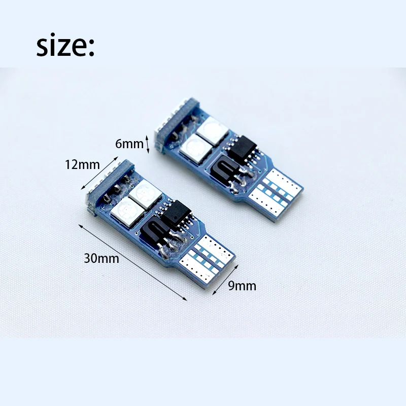 2 предмета в комплекте T10 W5W светодиодный светодиодные фары лампы с сигналами красного, зеленого и синего цвета с дистанционного Управление 194 168 501 Стробоскопическая Светодиодная лампа Лампы для чтения Белый Красный Янтарный 12 V
