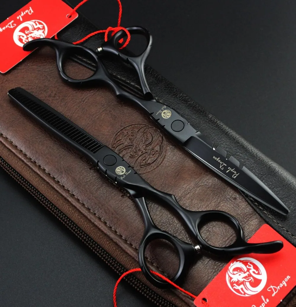 

FAST Shipping 2 colors Professional baking varnish brand set of 5.5 6 inch hair scissors hairdressing barber shears