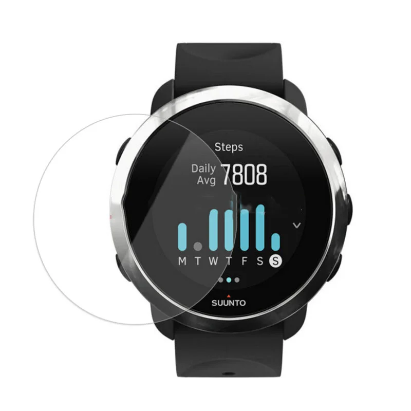 Сверхпрозрачное закаленное стекло 2.5D для смарт часов Suunto 9 Baro 3 Защитная пленка