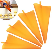 Силиконовый многоразовый кондитерский мешок для обледенения конвейерное покрытие Кондитерские сумки для украшения кексов помадка торт крем Кондитерская насадка инструменты для выпечки торта