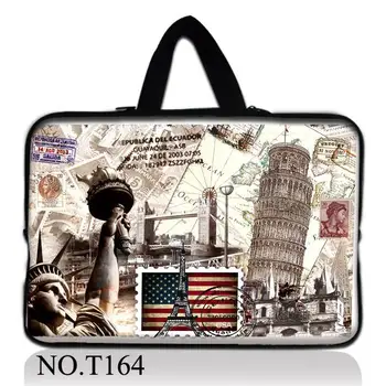 

Stamp Fancy flexible HD printing laptop bag 15.6" laptop sleeve 15.6 inch with handle for macbook pro 15 lenovo dell hp 15.6"