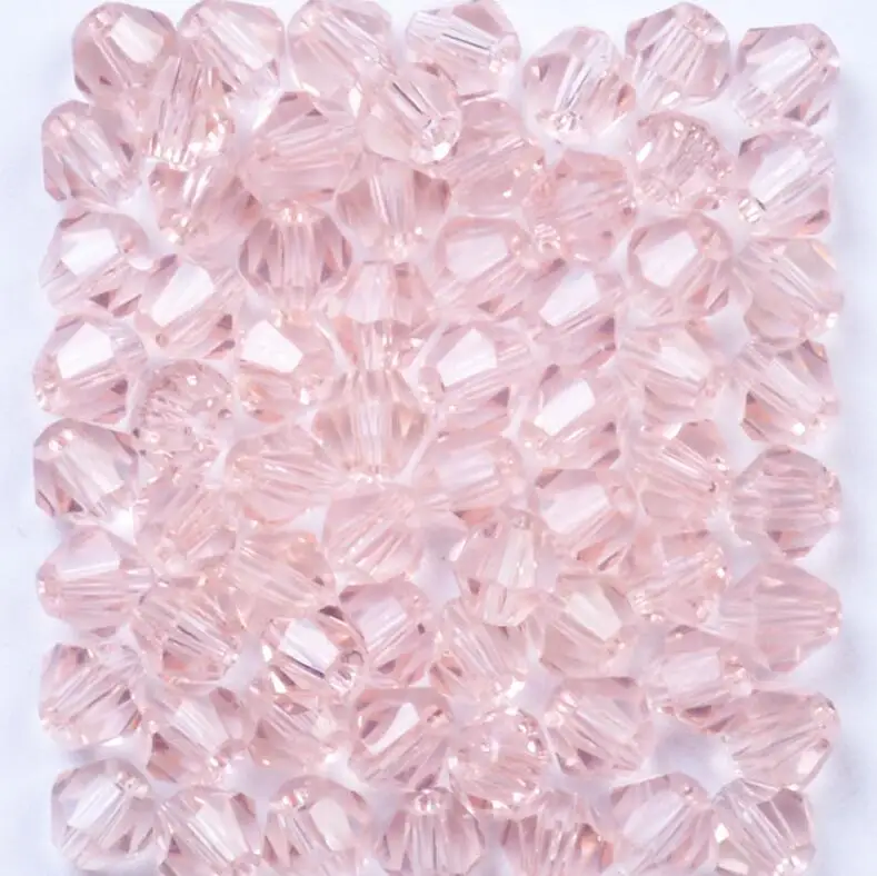 100pcs/Bag Grade AAA 4mm 5301 Seed Bicone Bead Wholesale 4 mm Bicone Roundlle Glass Crystal Beads 30 Color Pick 