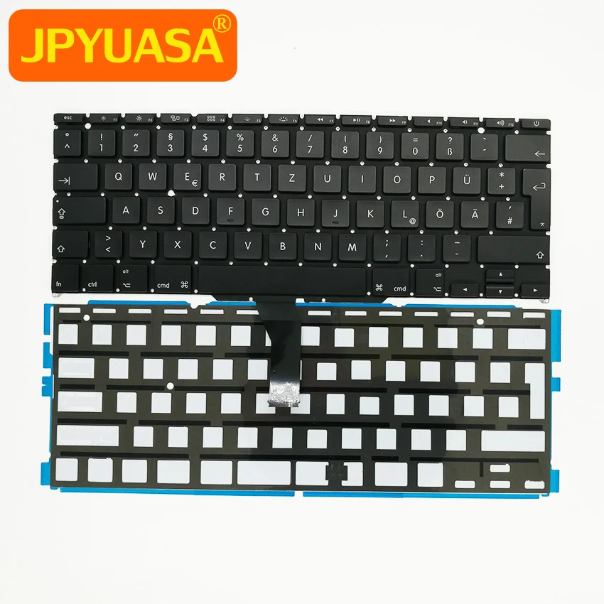 Новая сменная клавиатура для MacBook Air 11 &quotA1370 A1465 немецкая Deutsch QWERTZ + Подсветка 2011-2015