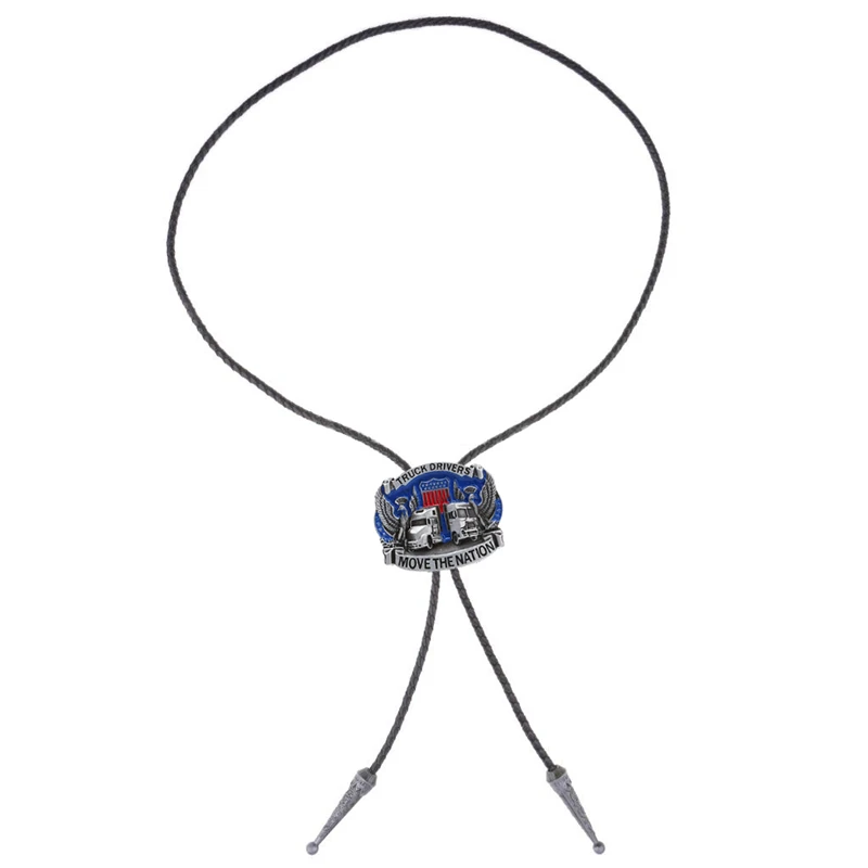 HIMONGOO US Navy Medal BOLO Tie for Men or Women Wedding Necklace Western Cowboy