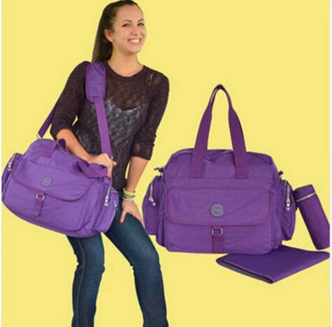 purple nappy bags