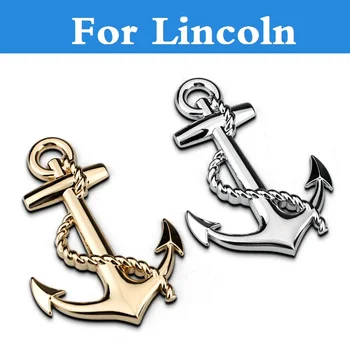 

2017 new Car Navy anchor badge metal Auto body styling sticker for Lincoln Aviator LS MKC MKS MKT MKZ Navigator Town Car