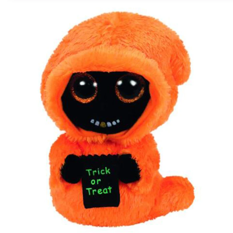 

Ty Beanie Boos 15cm Grinner the Reaper Plush Regular Soft Stuffed Halloween Ghost Collection Doll