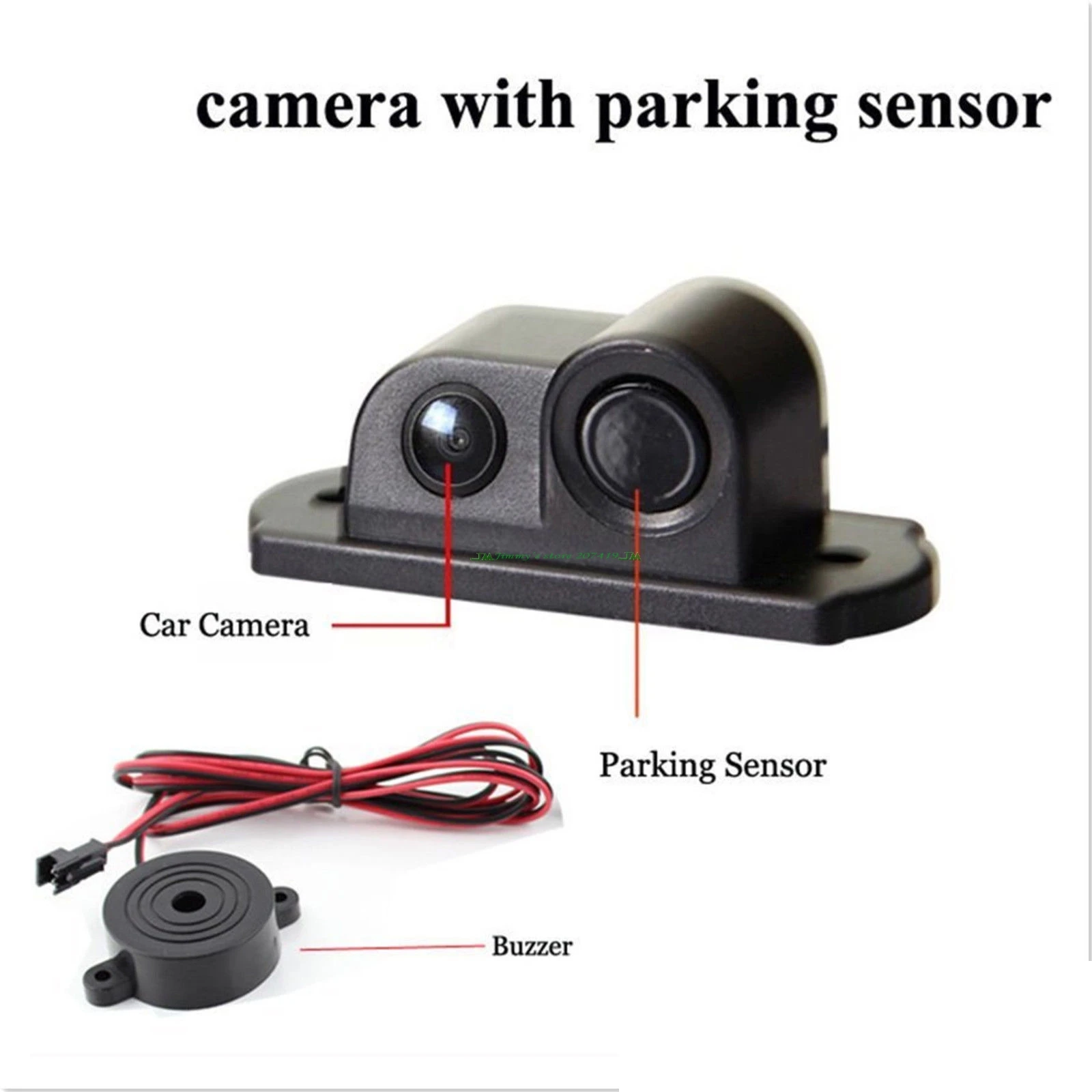 2in1 Automobiles Car Electronics Parking Sensors Reversing Radar Camera Waterproof DC 12V 2in1 Automobiles Car Electronics Parking Sensors Reversing Radar Camera Waterproof DC 12V