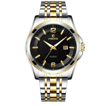 

CHENXI Top Brand Luxury Watch Men Quartz Analog Military Male Golden Watches Men's WristWatch Waterproof clock Relogio Masculino