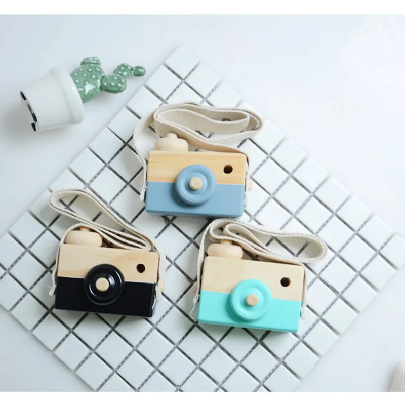Cute Nordic Style Hanging Wooden Camera Toys Baby Kids Safe Natural Educational Toys Fashion Home Photography Prop Decor Gifts Cute Nordic Style Hanging Wooden Camera Toys Baby Kids Safe Natural Educational Toys Fashion Home Photography Prop Decor Gifts