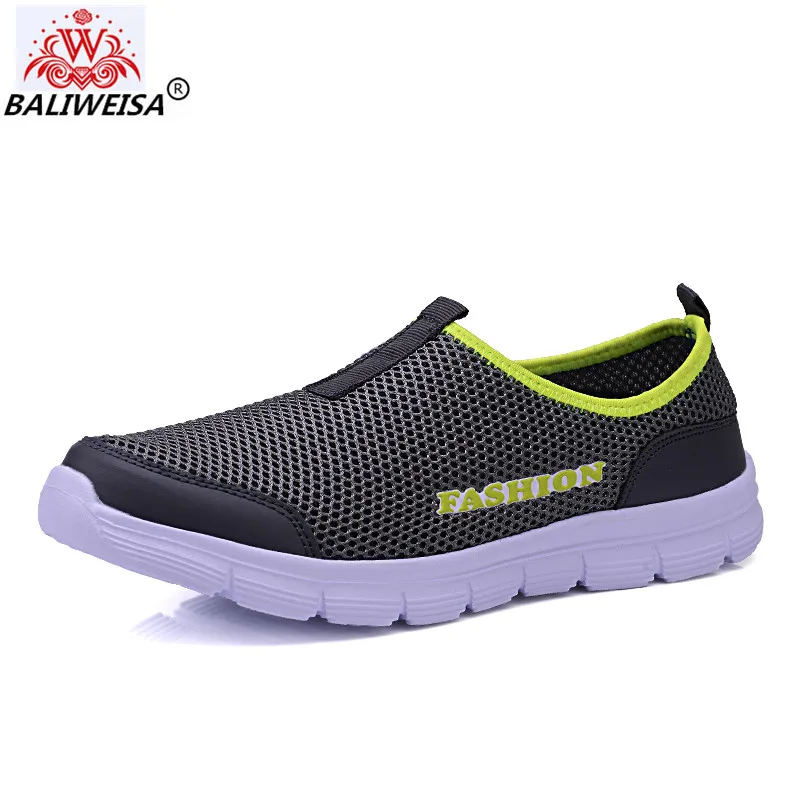 

New 2019 Fashion summer shoes men casual air mesh shoes large sizes 38-46 lightweight breathable slip-on flats chaussure homme