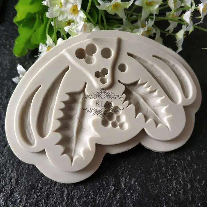

KLM-0035 New leaf cake mold Lace silicone mold Soft Candy Tools