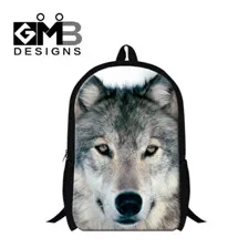 wolf backpack school bag for boys