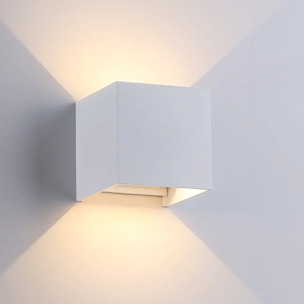 Sconces 12W LED Waterproof Wall Light Up and Down Adjustable Beam Angle Design Lighting Outdoor