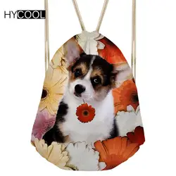 HYCOOL Леди спортивный мешок для Фитнес Сумки для зала небольшой рюкзак Собаки Печатных Для женщин Открытый Спортивные сумки для