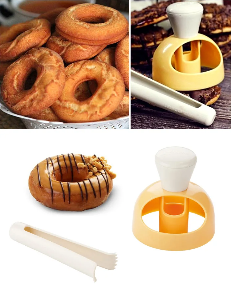 

Food Grade ABS Donut Mold Cake Mold Baking Bakeware Cake Decorating Tools Desserts Bread Cutter Maker Baking Mould k233