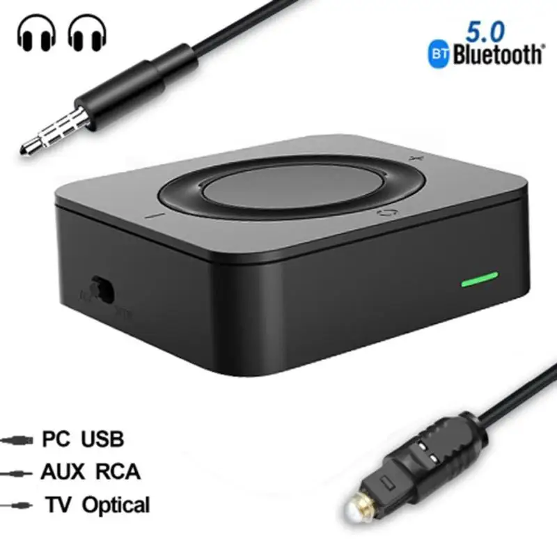 Bluetooth 5,0 2 в 1 приемник передатчика волоконно-оптический адаптер для смартфона для коротких нажатий пара пусковая схема