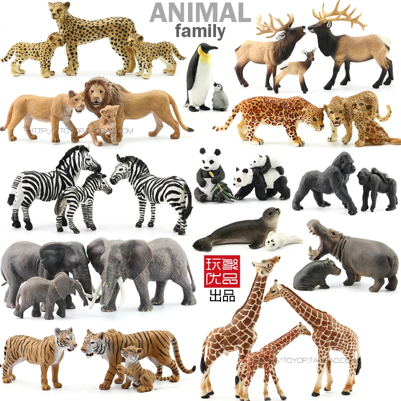

Simulated Plastic Wild Animals Zoo Safari, Simulated Plastic Wild Animals Zoo Safari. Figure Model Zebra Lion Tiger Elephant