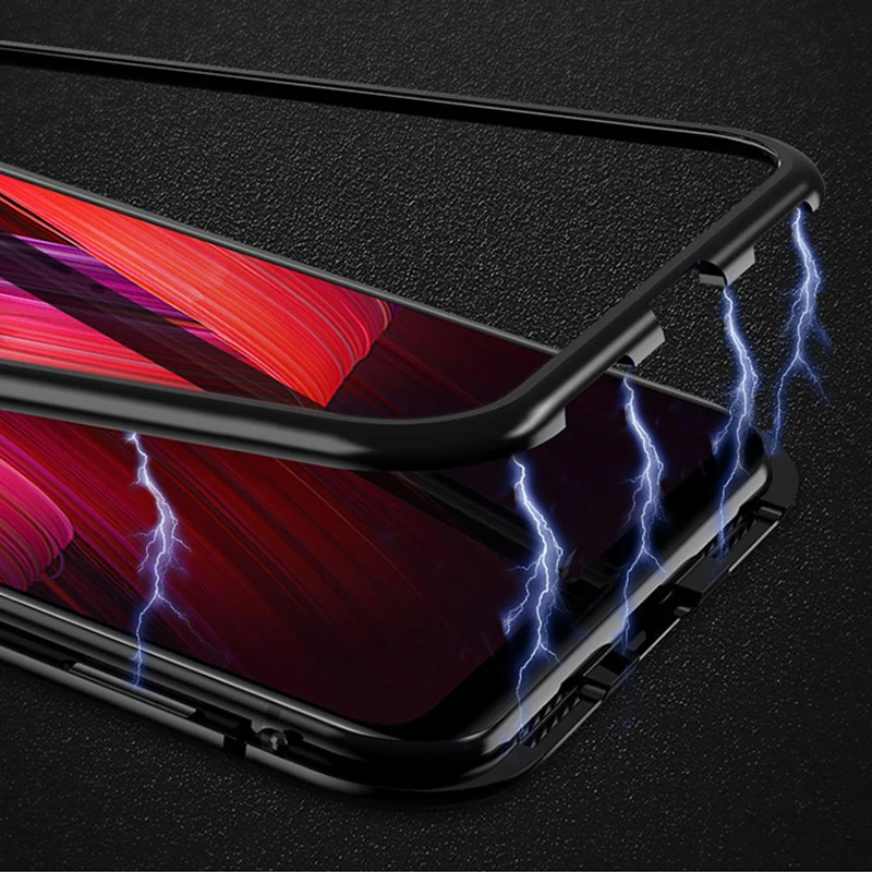 360 магнитный адсорбционный защитный чехол для Sumsung Galaxy S10 Plus металлическая задняя