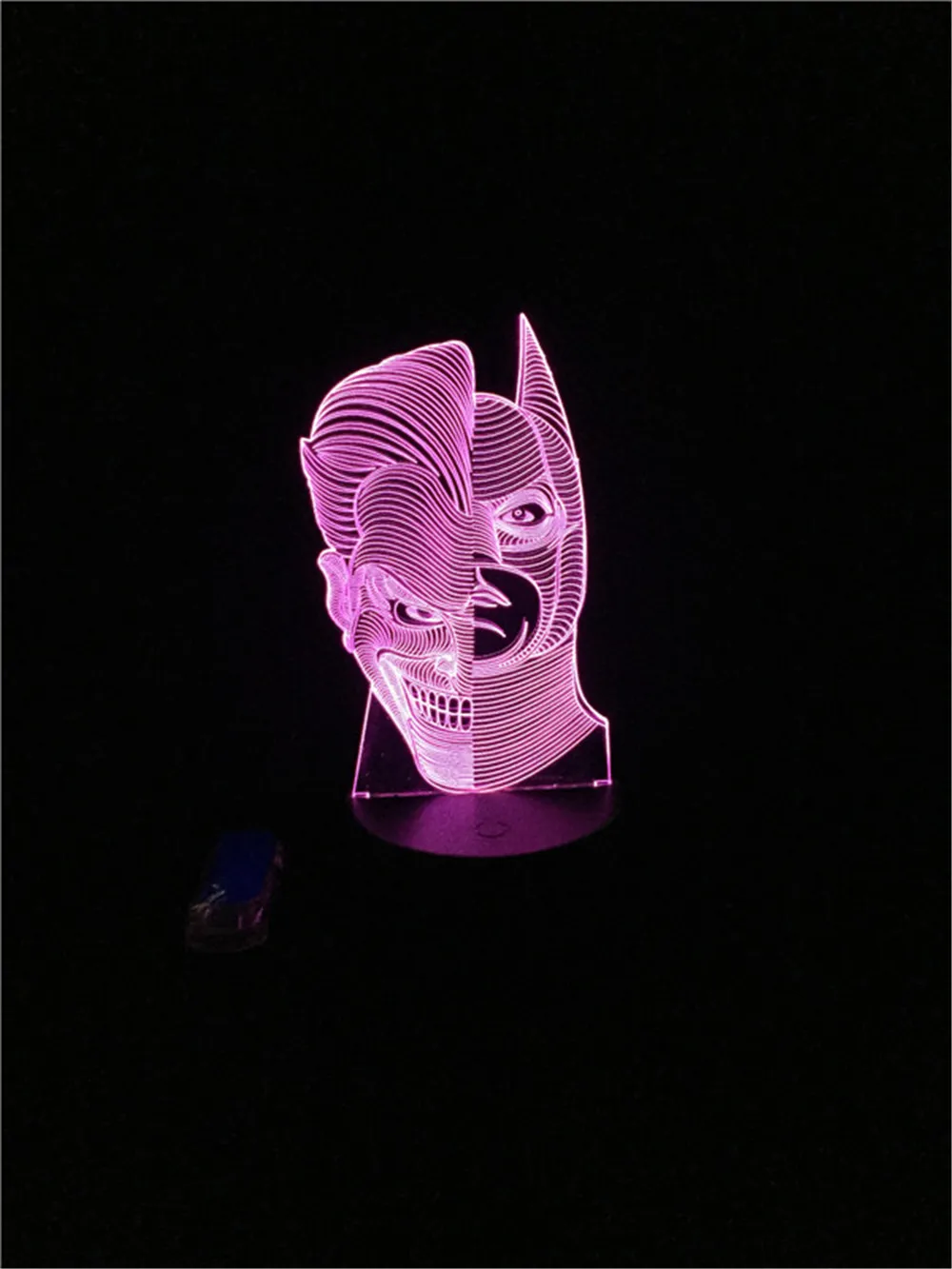 Luzes da Noite batman figura alterar cor luz Function 3 : Stage Lighting Effect/wedding Decor/house Decoration