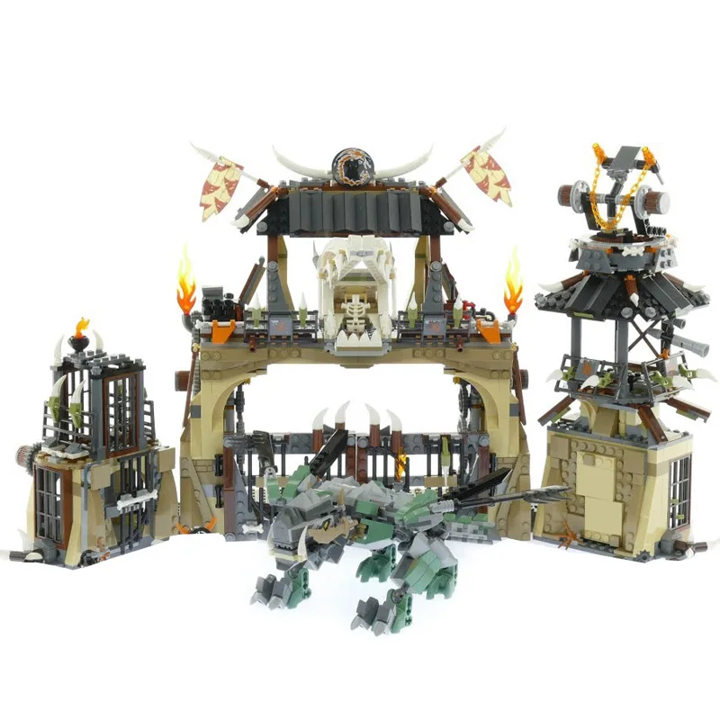 

Lepin 06082 New Toys 1859Pcs Ninjago Series The Legoinglys 70655 Dragon Pit Set Building Blocks Bricks Kids Toys Christmas Gifts