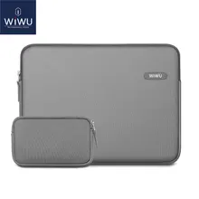 WiWU Laptop Sleeve for MacBook Air Pro 13 15 inch Waterproof Neoprene Laptop Bag Case for Xiami Air 13 Notebook Bag 14 inch laptop sleeve for macbook air 13 case laptop bag for macbook air 13 macbook pro 13 laptop case 14 inch for notebook laptop tas