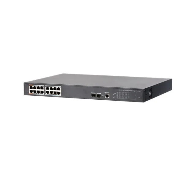 Dahua PoE коммутаторы DH PFS4218 16GT 240 16 портовый гигабитный управляемый коммутатор