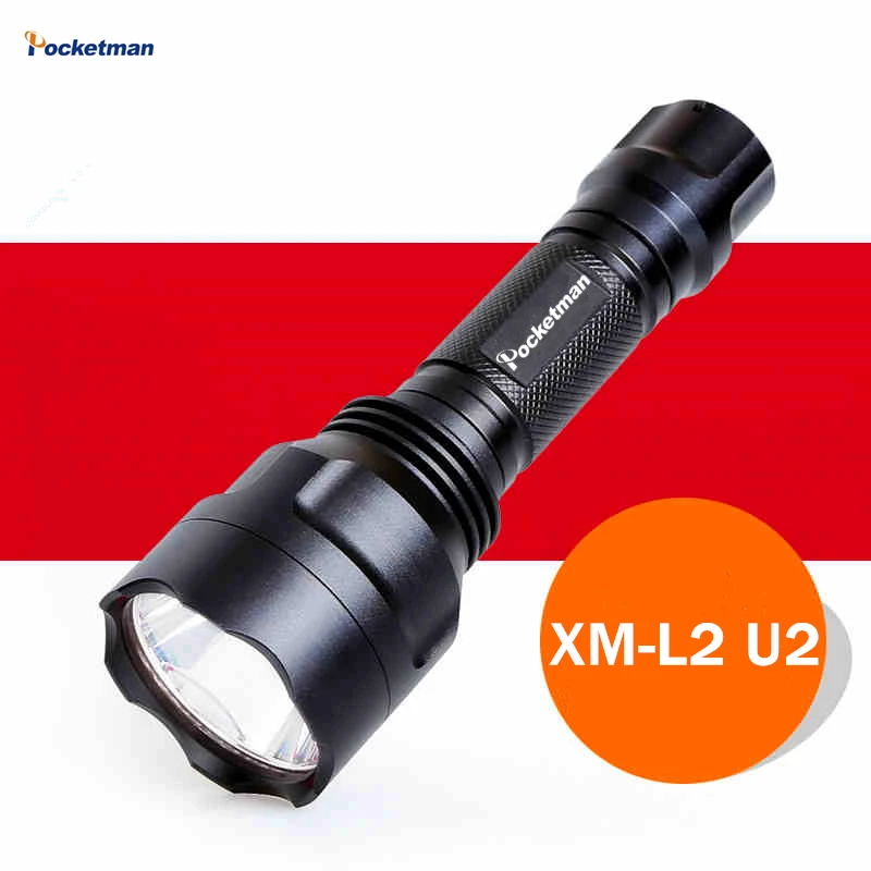 

3800Lm XM-L2 Flashlight outdoor camping 5 modes led flashlight torch light lamp by 18650