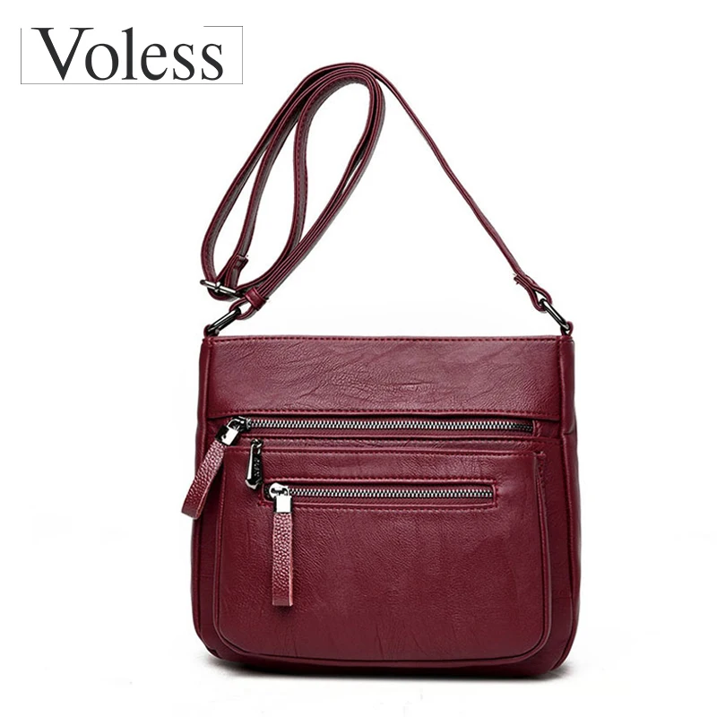 Fashion Women Messenger Bags Designer Ladies Shoulder Bags PU Leather HandBag Crossbody Bag For Women Double Zipper Sac A Main Fashion Women Messenger Bags Designer Ladies Shoulder Bags PU Leather HandBag Crossbody Bag For Women Double Zipper Sac A Main