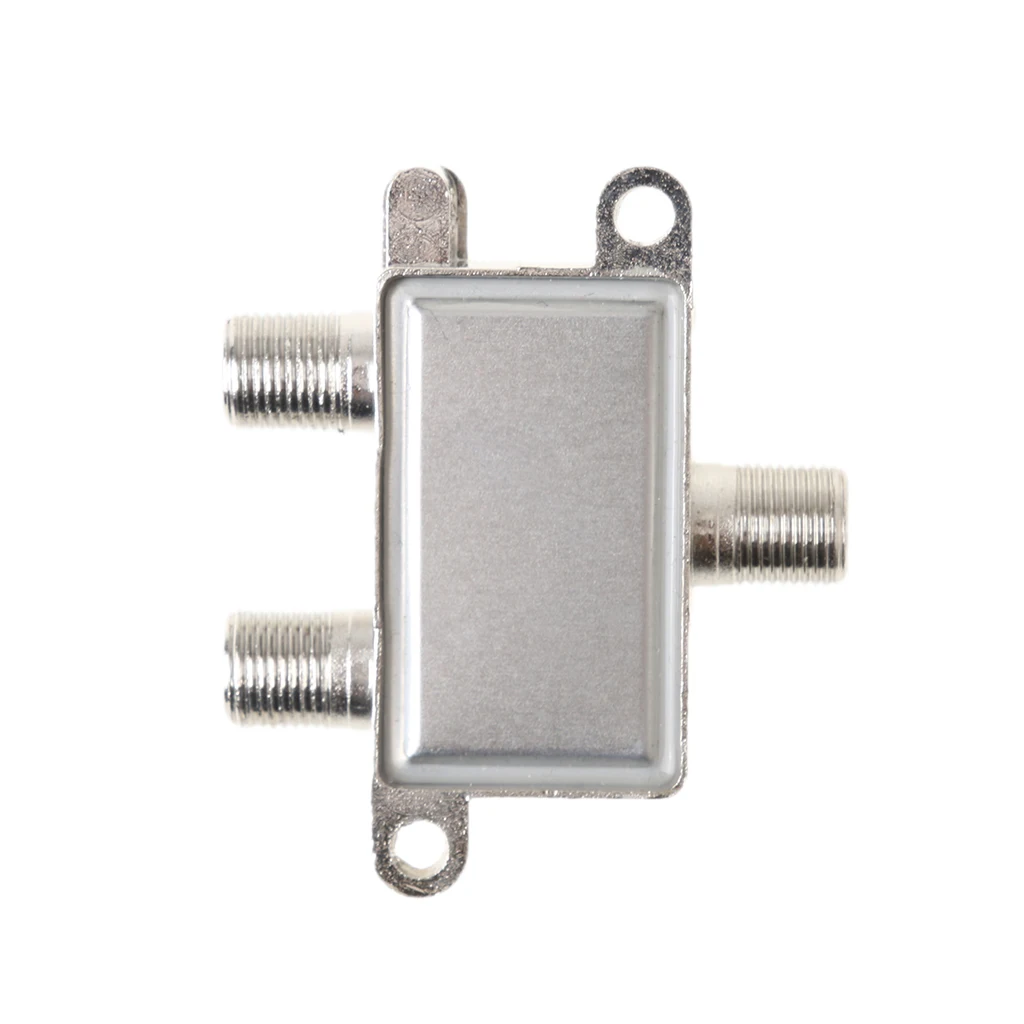 2 Way Coax Cable Splitter Coaxial Satellite/Antenna/Cable TV Splitter Distributor Antenna Satellite Signal Split