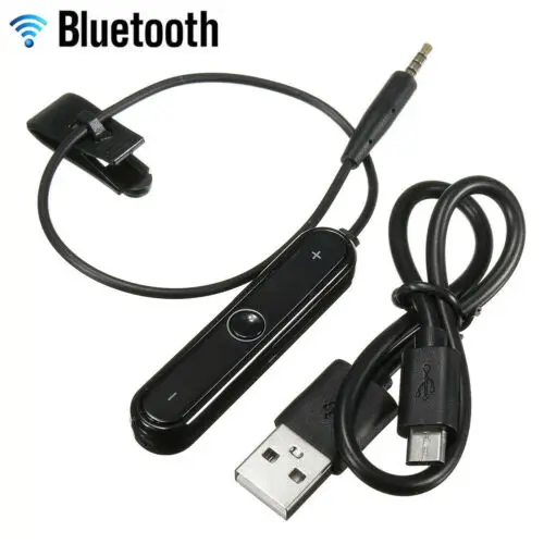 Беспроводной Bluetooth адаптер Встроенный микрофон Регулятор громкости с микро USB кабелем для Bose QC2 QC15 OE2 AE2 QC25 наушники 3D10