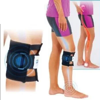 

New Therapeutic Beactive Brace Point Pad Leg Black Presssure Brace Acupressure Sciatic Nerve