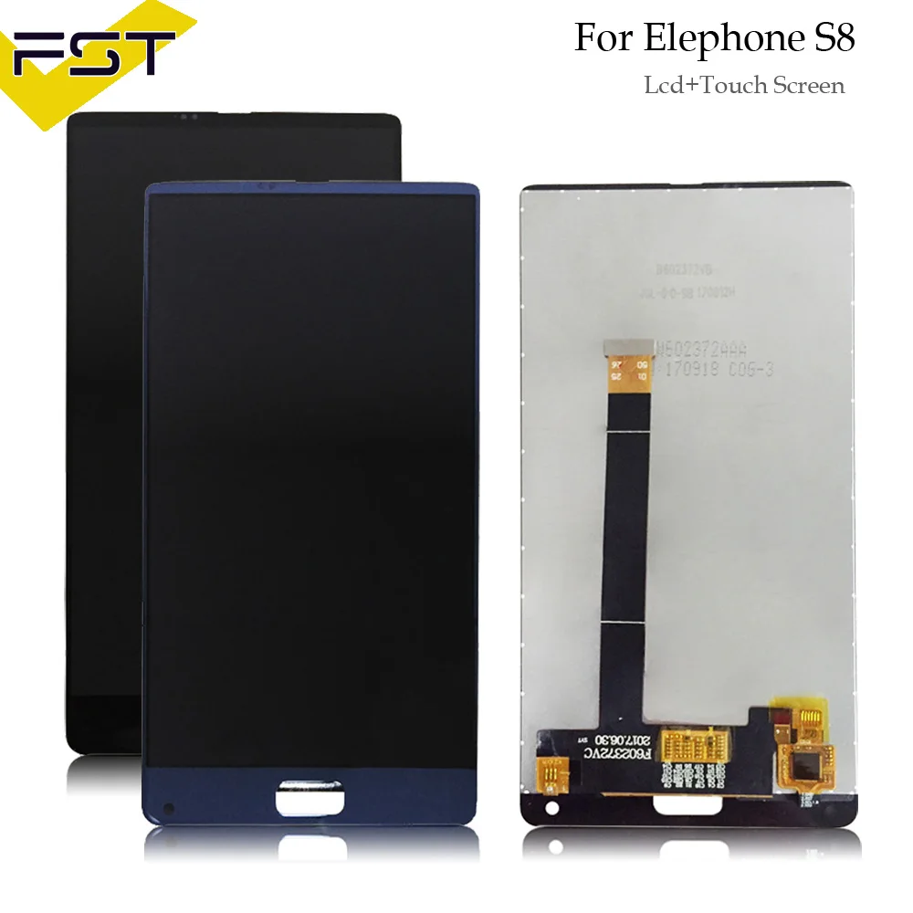 

For Elephone S8 LCD Display And Touch Screen 6.0" Assembly Repair Parts +Tools +Adhesive For Elephone S8 Mobile Phone