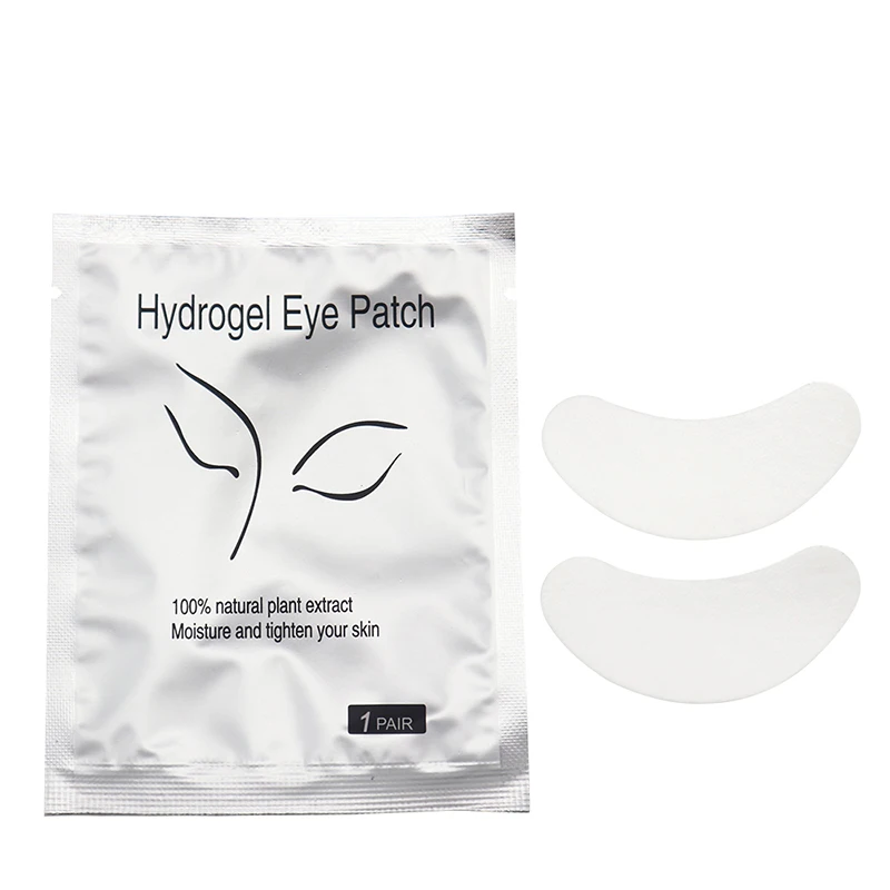 Накладки для глаз 50 пар ресницы гидрогелевые накладки для глаз Накладные ресницы маска для глаз гладкая поверхность тонкие ресницы изоляционная прокладка