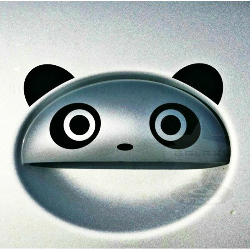 

Etie 4 X Car Accessories Cartoon Cute Funny Panda Sticker Decal for Motorcycle Trunk Honda Toyota Lada Fiesta Kia Focus Bmw