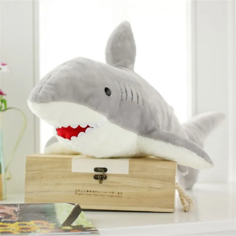 70CM One Piece Soft Shark PP Cotton Stuffed Toy Birthday Gifts Cute