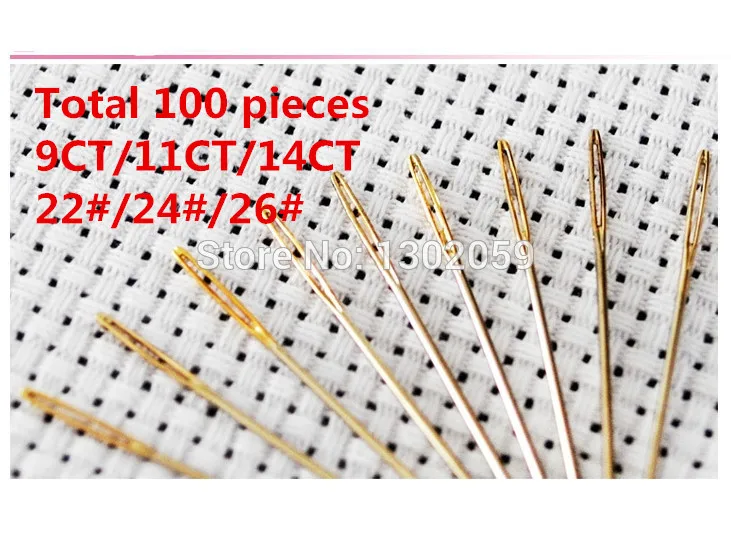 

Cross Stitch Needle Total 100 Pieces