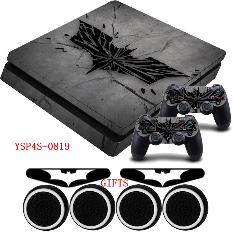 Batman Arkham Knight винил PS4 тонкий кожи против скольжения защитный чехол Стикеры +