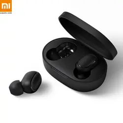 Оригинальный Xiaomi Redmi AirDots беспроводной Bluetooth 5,0 наушники стерео Беспроводная Молодежная версия с микрофоном громкой связи Наушники