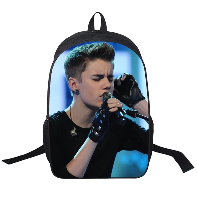 Justin Bieber bag New Kids Backpack ,Men's Backpack,Printing Backpack