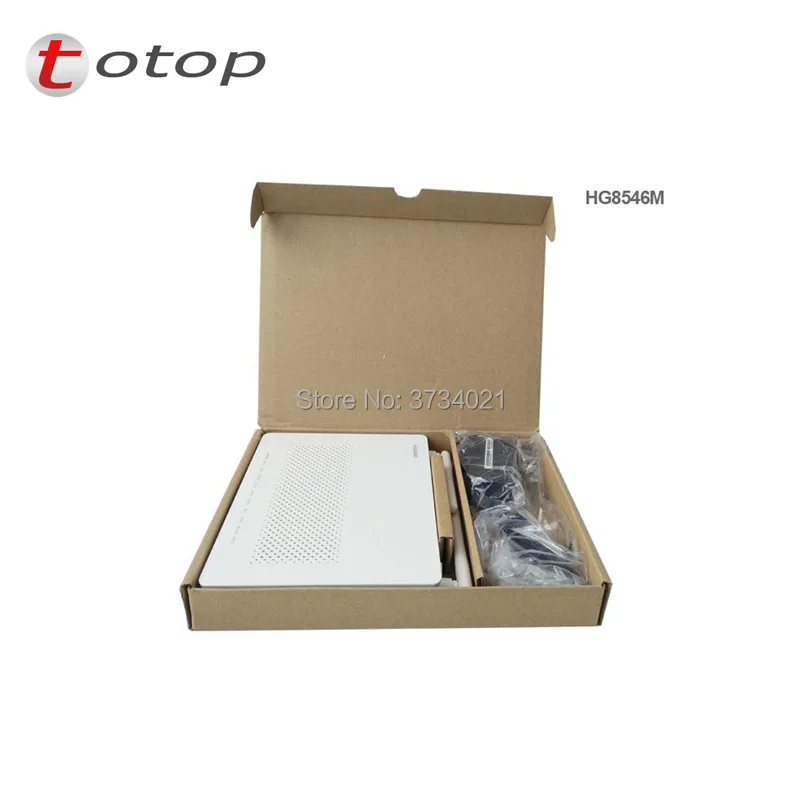 100% оригинальный новый huawei HG8546M Gpon WiFi Ont onu 2 горшки + 4FE 1USB модем с английским